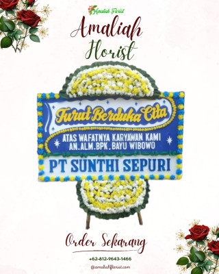 Papan Bunga Duka di Kebon Lega
