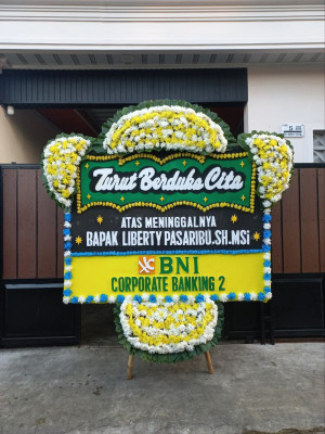 Papan Bunga Duka di Kebon Lega