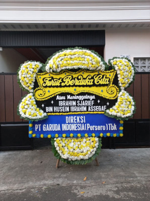 Papan Bunga Duka di Kebon Lega