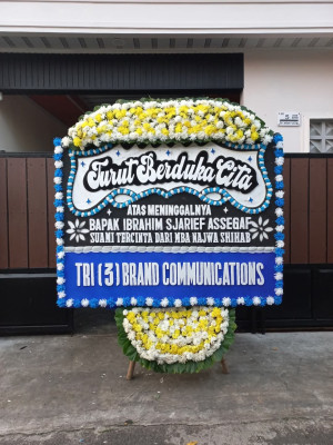 Papan Bunga Duka di Kebon Lega